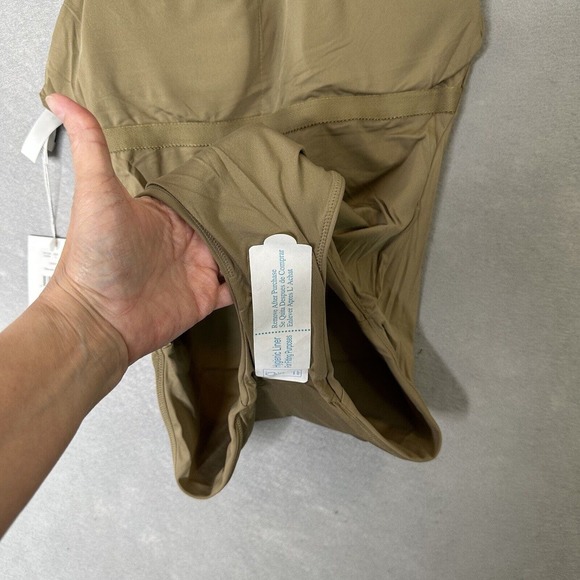 NWT Andie | The Luzon One Piece Swimsuit Large Olive Halter High Back - Picture 10 of 10